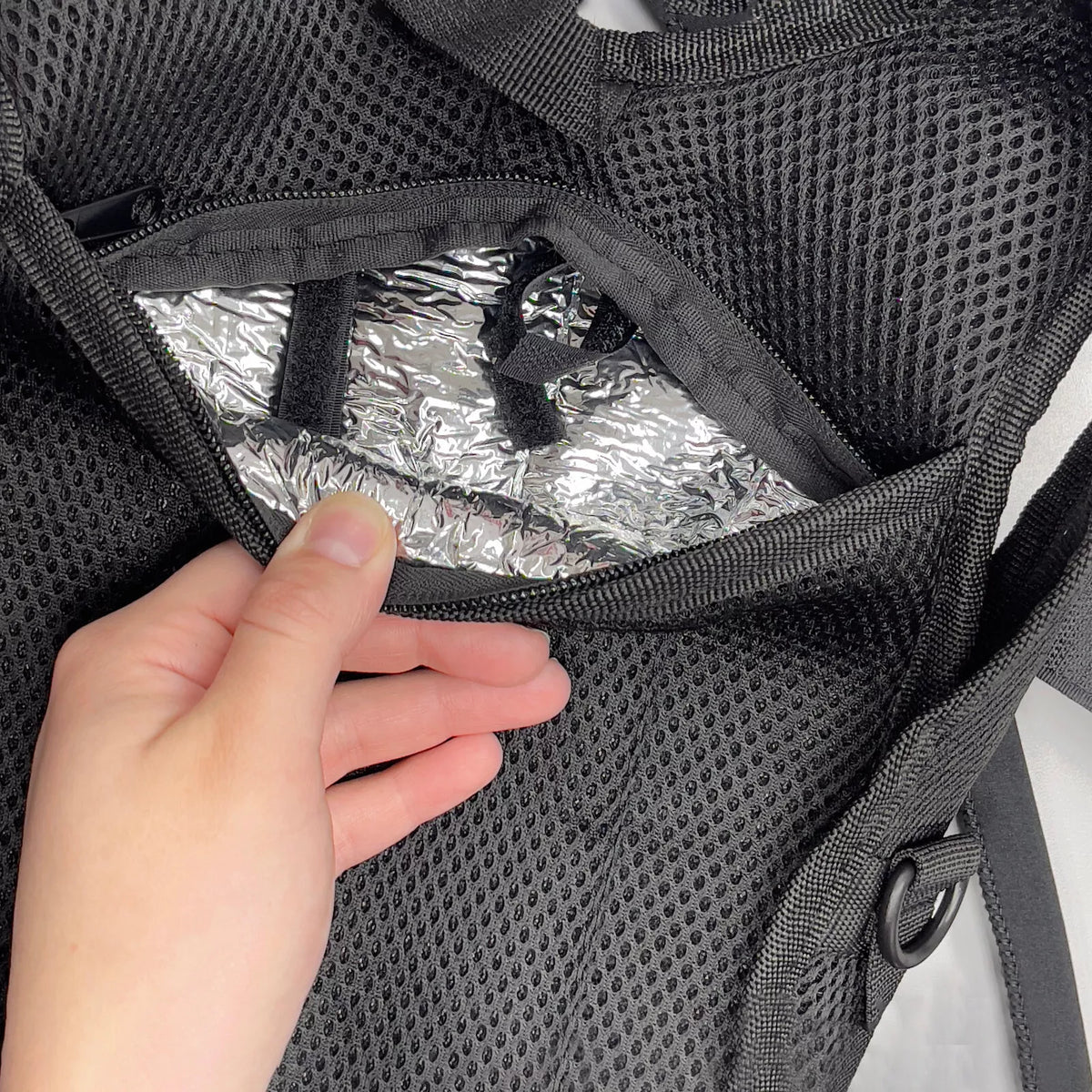 Holographic Insulated Hydration Backpack with 2L BPA-Free Water Bladder