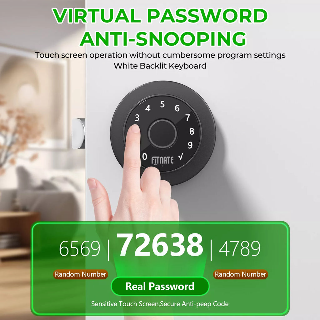 Smart Fingerprint Door Lock with Keypad and App Control