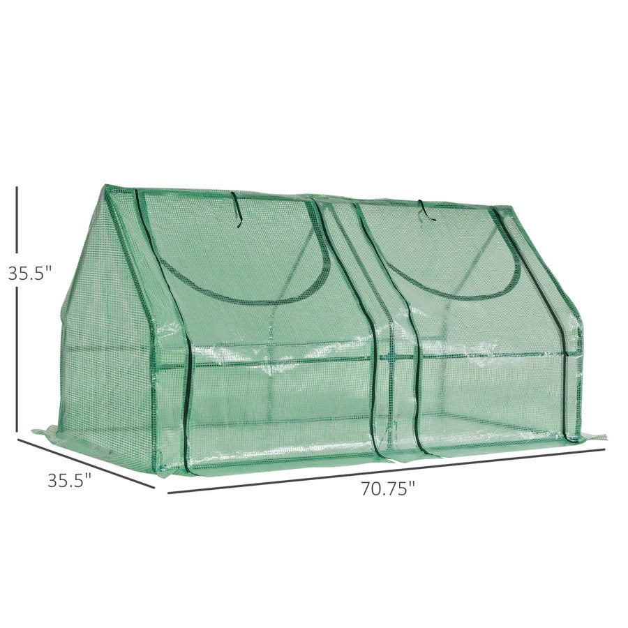 portable greenhouse dimensions