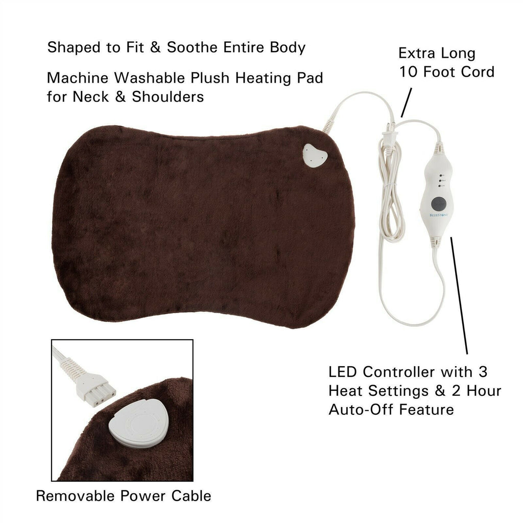 Electric Heated Warmer Heating Pad with 3 Settings