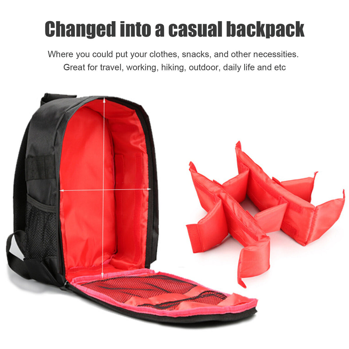 Waterproof Camera Backpack Shoulder Bag for Canon Nikon Sony DSLR