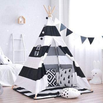 Kids Teepee Play Tent Indoor and Outdoor Playhouse
