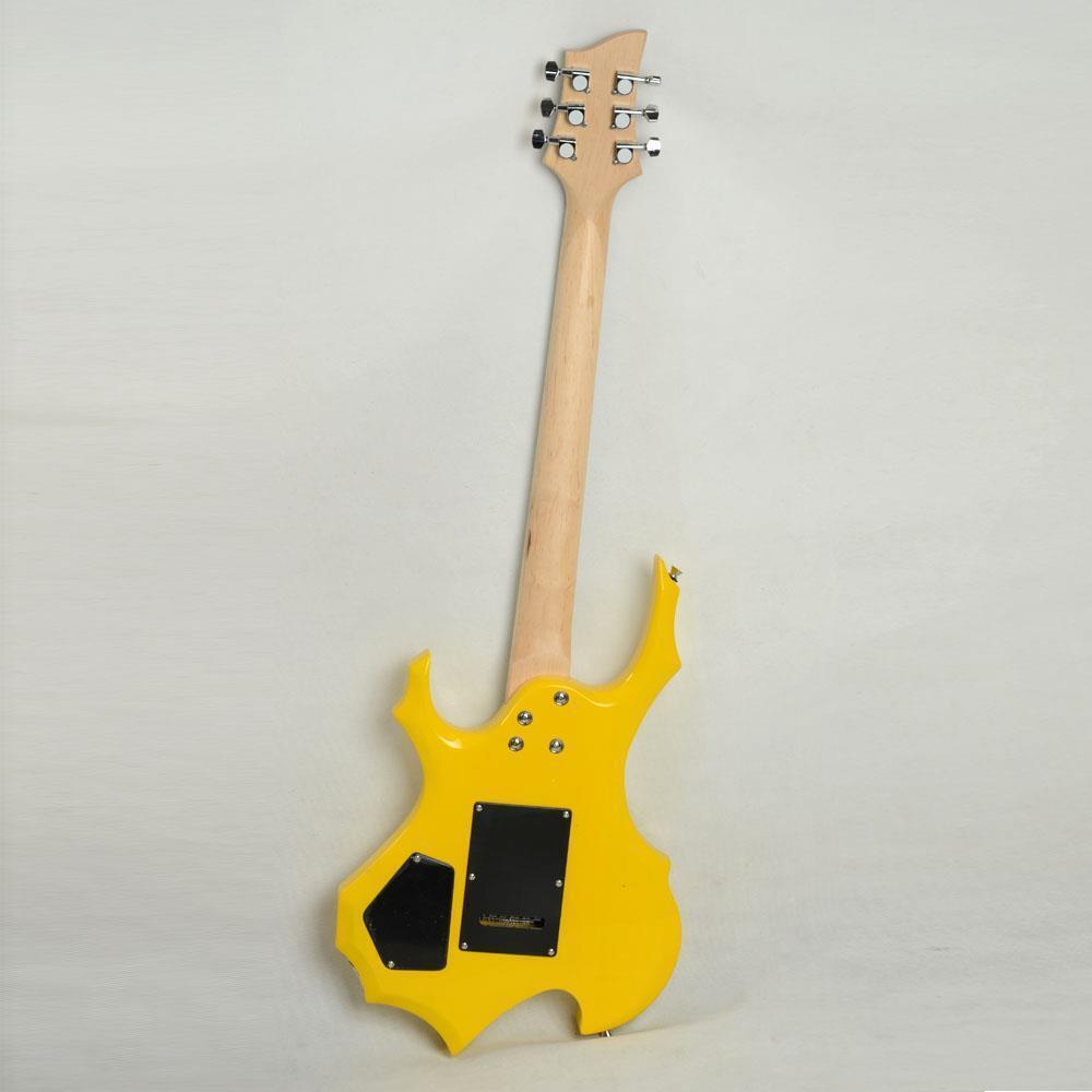 Right Handed Electric Guitar for Beginners Yellow