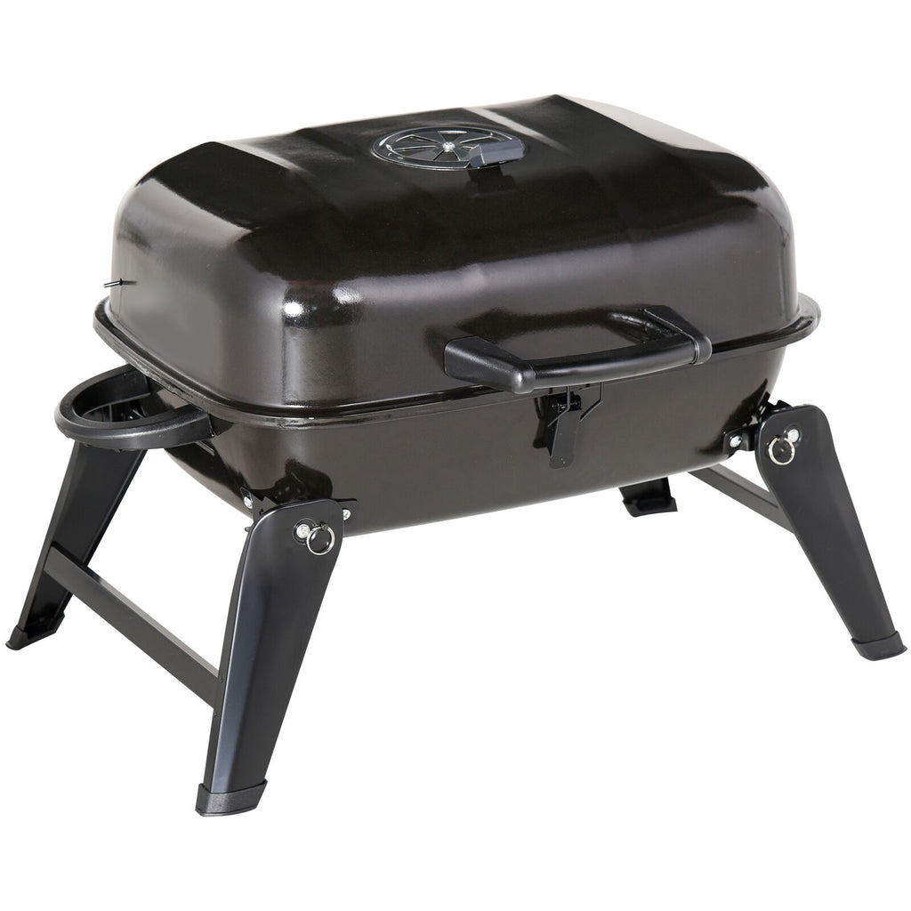 Tabletop Outdoor Charcoal Barbecue Grill Camping Picnic Cooker