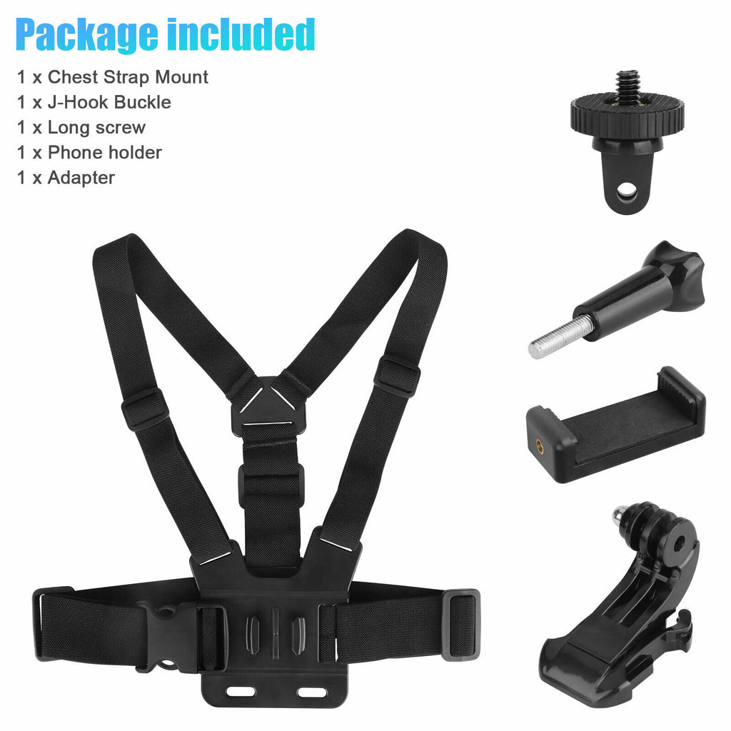 Adjustable Chest Harness Body Strap Mount For Android and iPhone