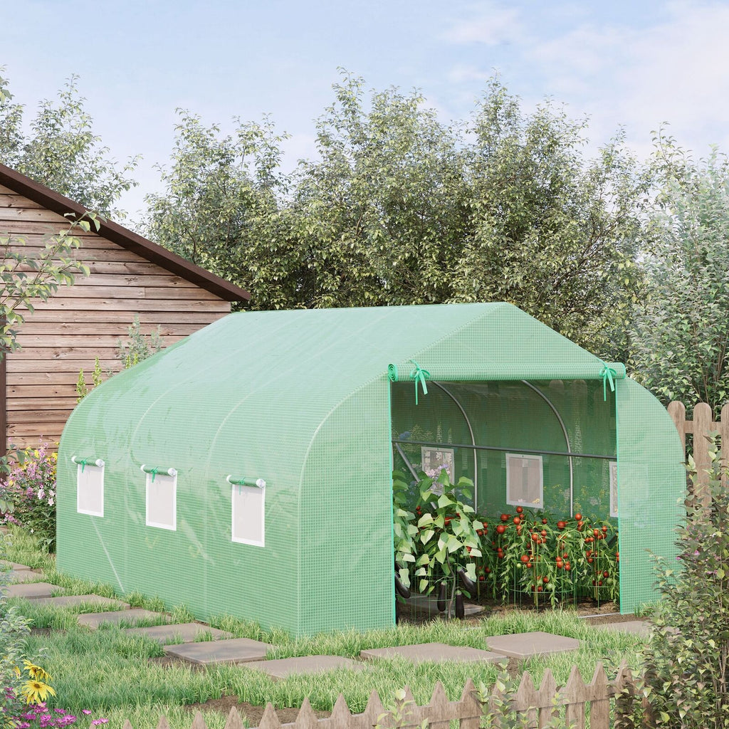 Large Portable Walk-in Greenhouse 12' x 10' x 7'