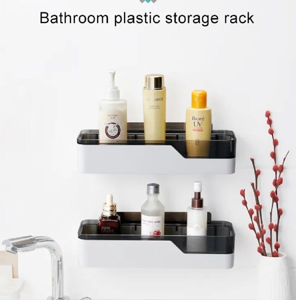 Adhesive Corner Shower Caddy Shelf Rack Bathroom Organizer