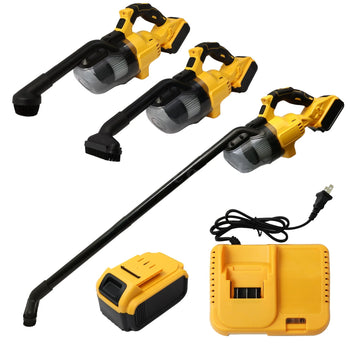 500W Cordless Handheld Vacuum Cleaner with HEPA Filter for Home & Car