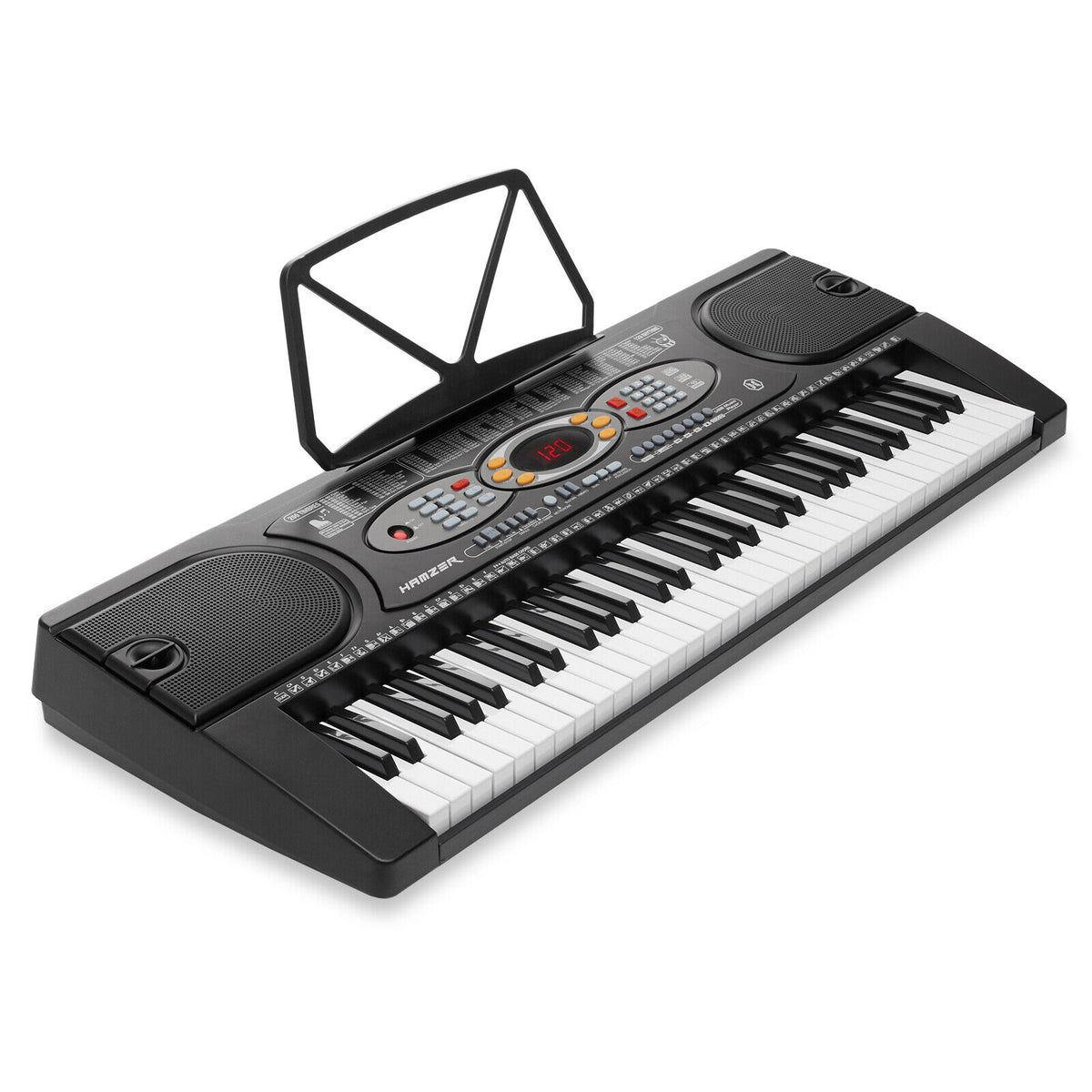 Portable Electronic Keyboard 61 Keys with Microphone USB and Stand Kit