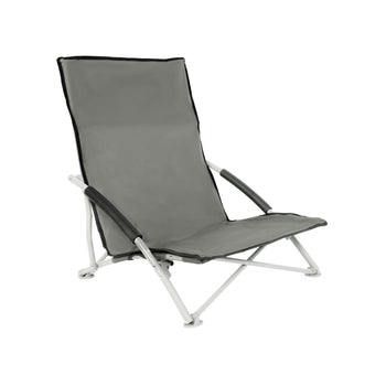 Portable Beach Camping Chair with Carry Bag Gray
