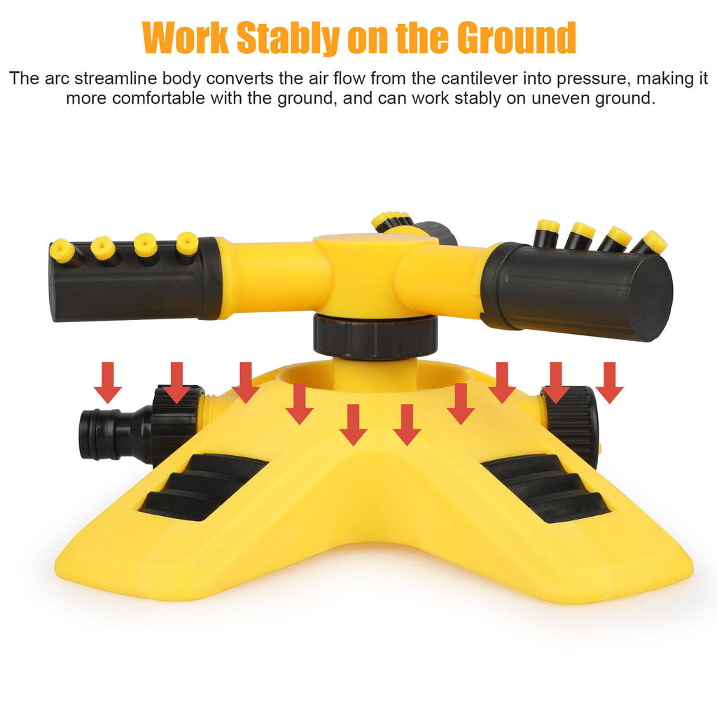 360-Degree Lawn Sprinkler Garden Yard Grass Spray System