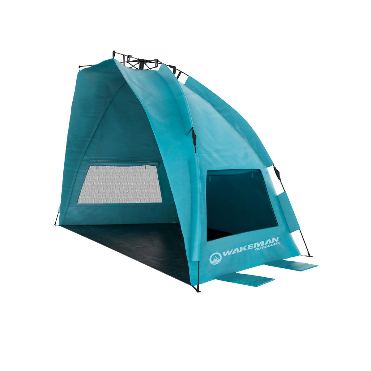 90in UPF 50+ Pop Up Beach Tent with Mesh Windows & Carry Bag