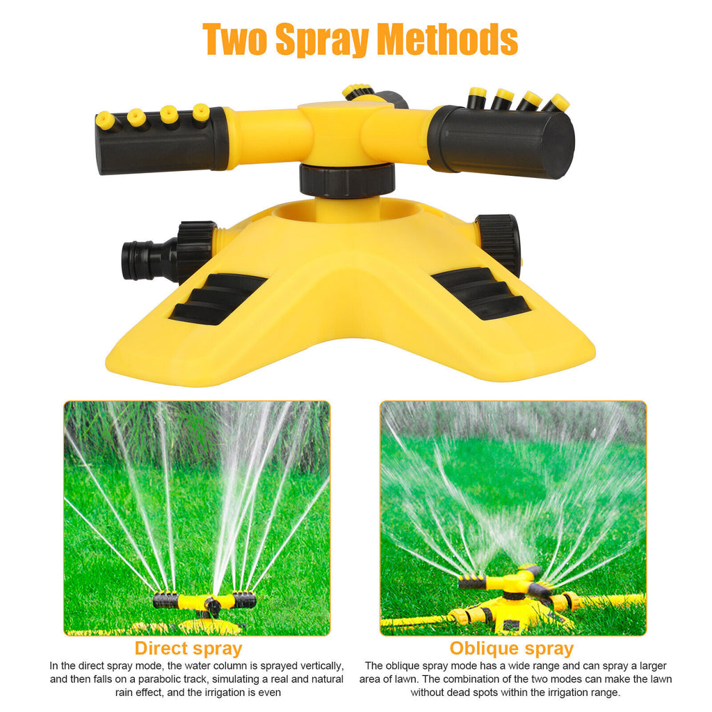 360-Degree Lawn Sprinkler Garden Yard Grass Spray System