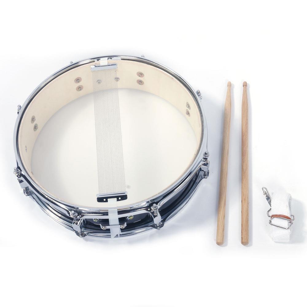 13x3.5" Acoustic Single Poplar Black Piccolo Snare Drum