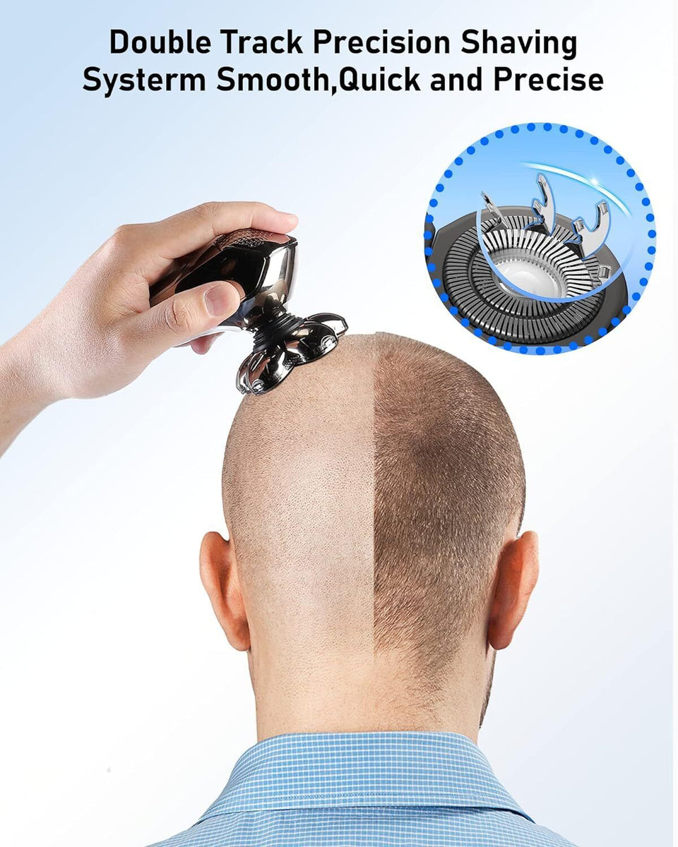 7D Electric Head Shaver for Men Wet Dry Bald Razor