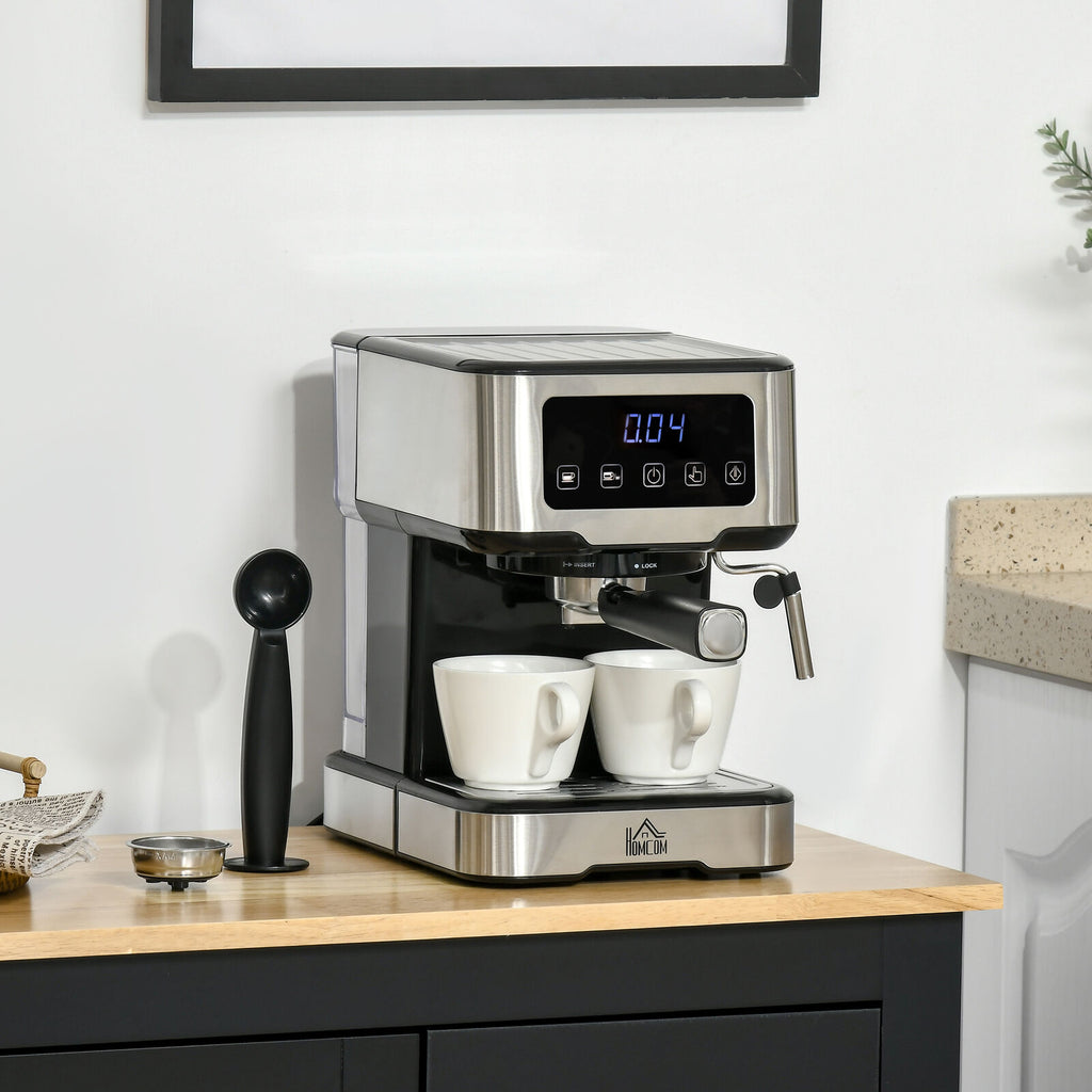 15-Bar Espresso Machine With Frother Cappuccino and Latte Coffee Maker