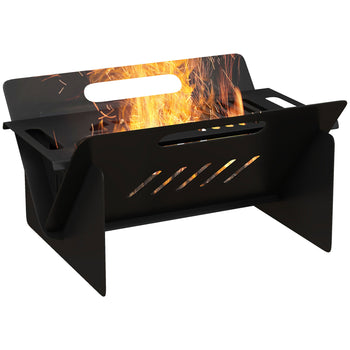 3-in-1 Outdoor Fire Pit Stove Coffee Table