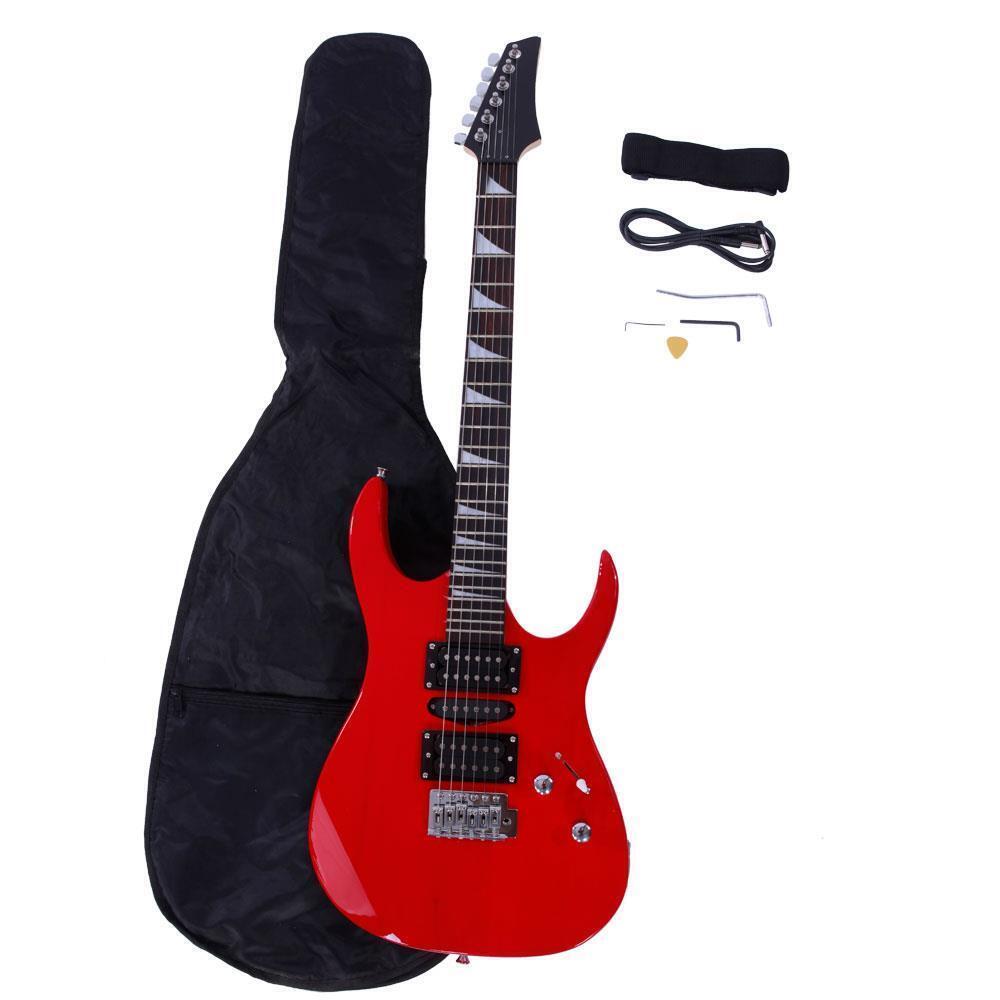 Right Handed Electric Guitar Kit with Bag and Accessories