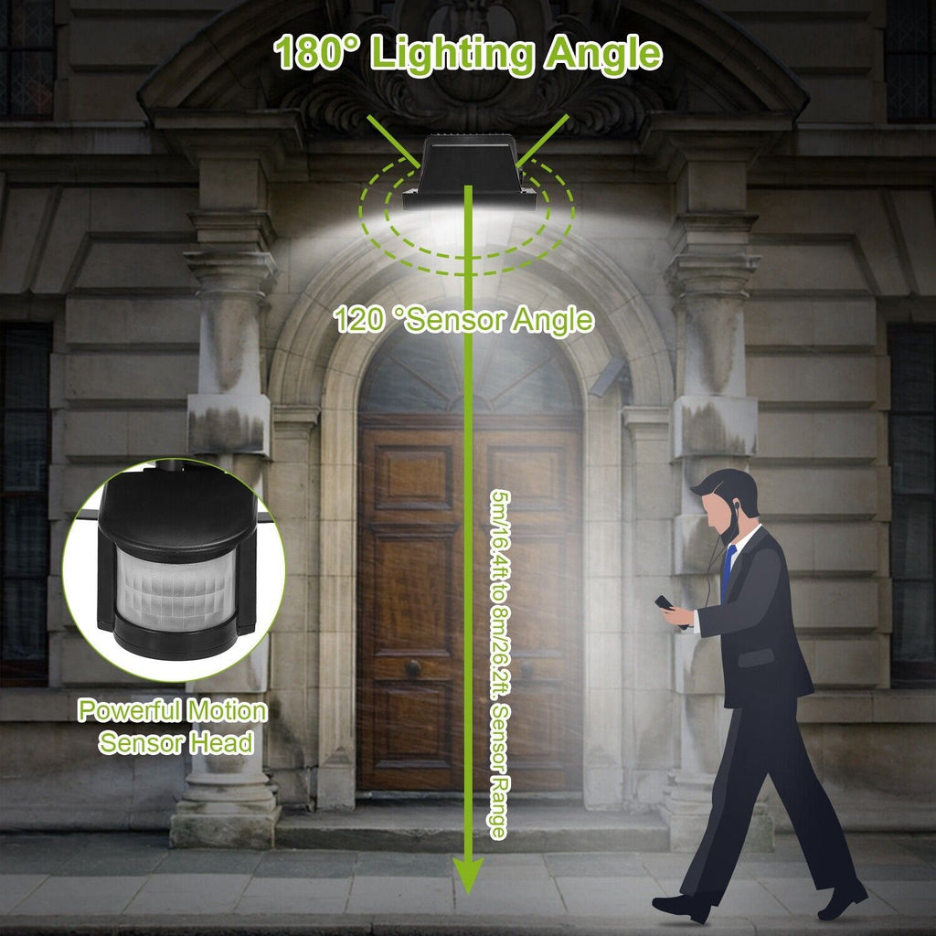 100LED Solar Power Motion Sensor Security Flood Light