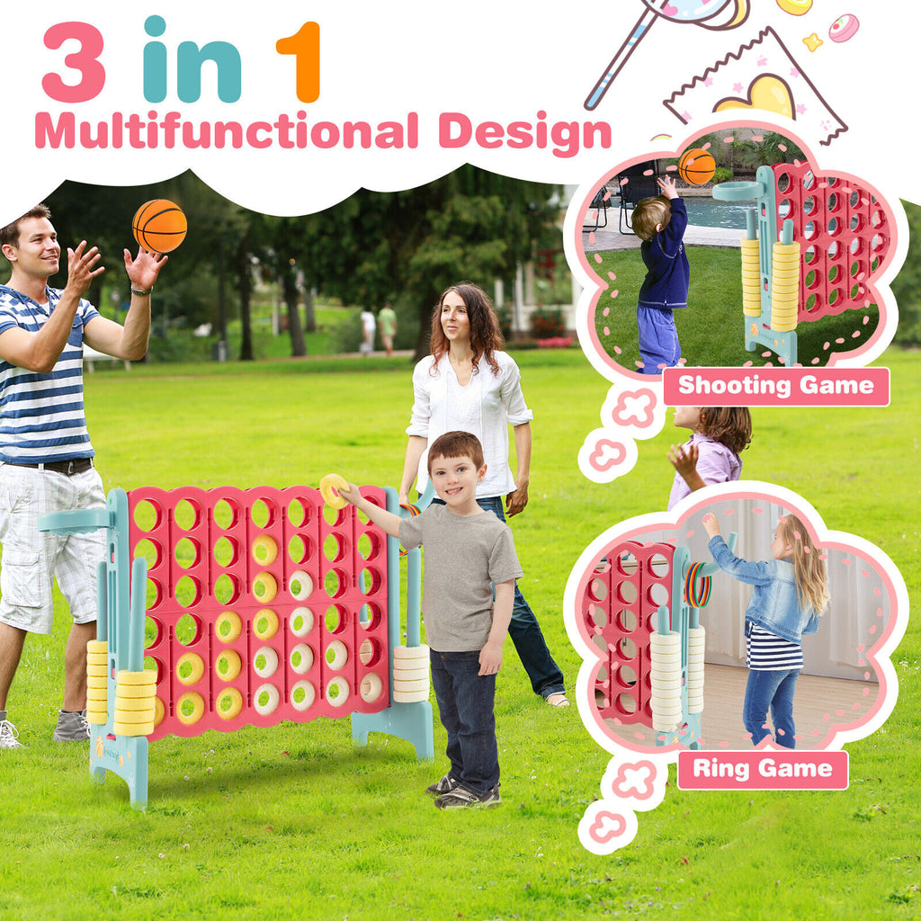 Giant 4 in a Row Game for Kids Family Fun Activities