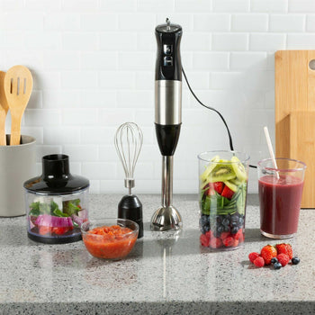 6-Speed Immersion Blender Food Processor Cup Mixer