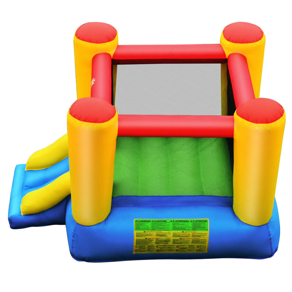Inflatable Kids Bounce House Castle With Slide For Indoor and Outdoor