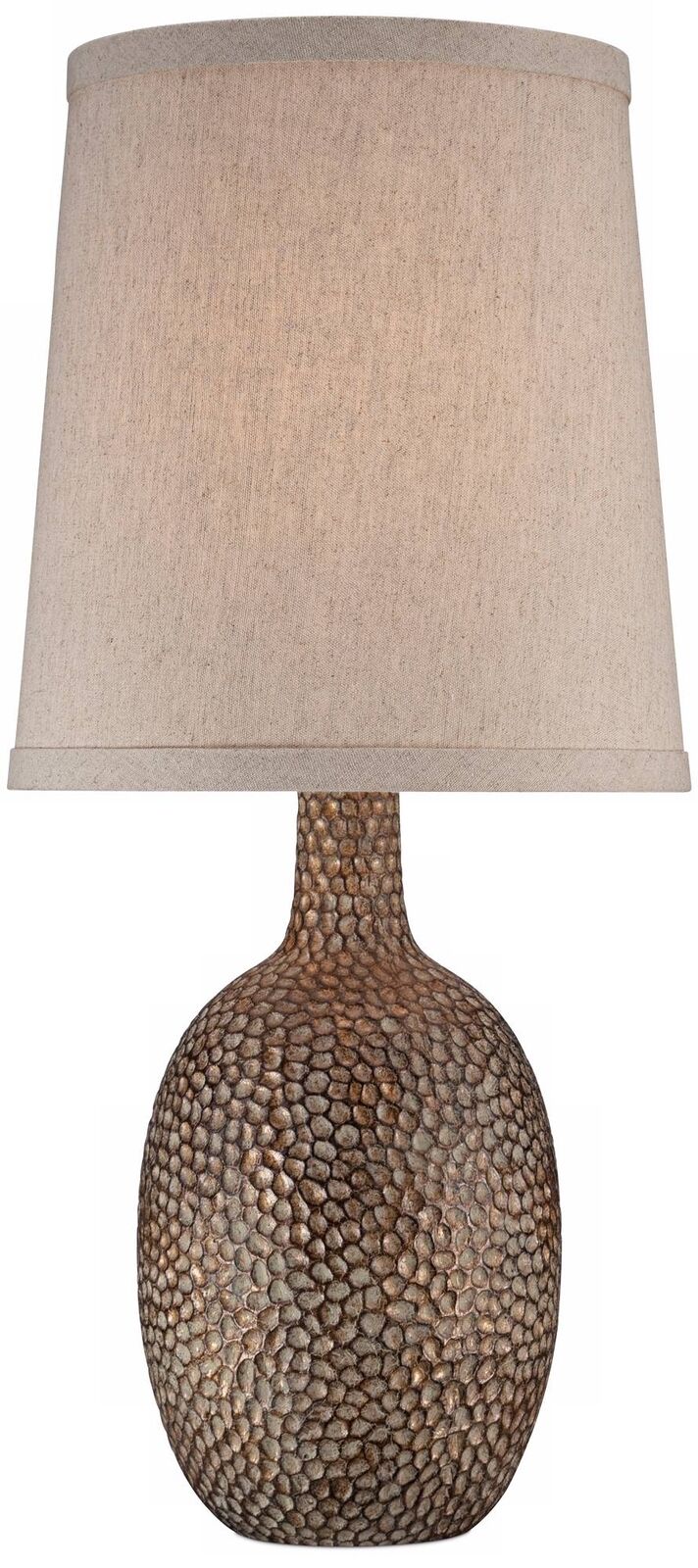 Beige Linen Modern Table Lamp Antique Bronze Design Home Decor