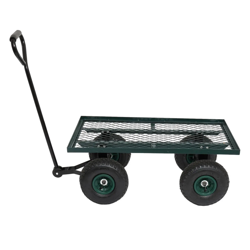 Heavy Duty 38" Garden Dump Wagon Cart Lawn Utility