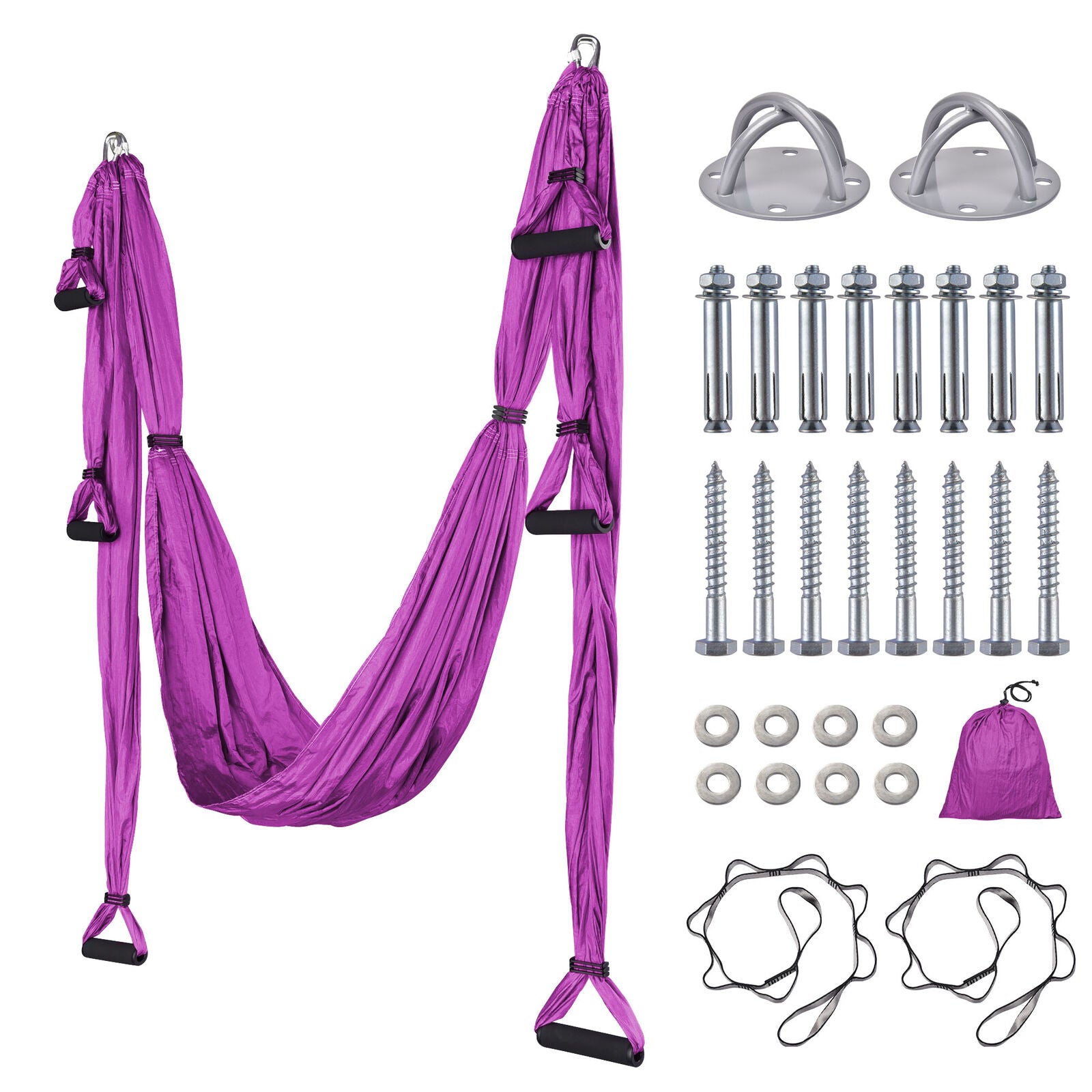 Aerial Yoga Swing Full Kit Hammock Sling Inversion Tool For Home Gyms