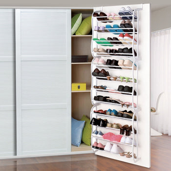 Wall Hanging Closet Shoes Organizer Over The Door Shoe Rack 36 Pairs