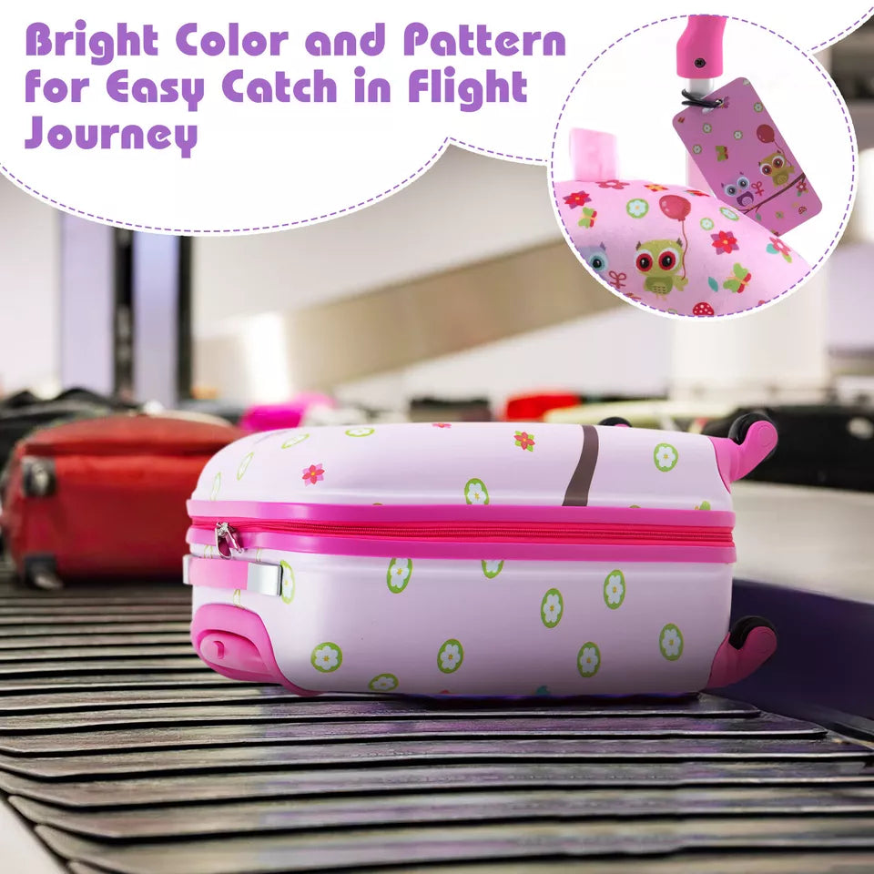 kids luggage carry on with bright color