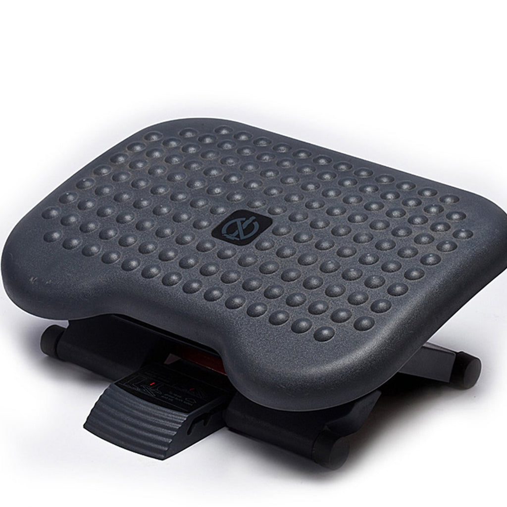 Skyorium Adjustable Tilting Footrest Under Desk Ergonomic Office Foot Rest Pad Footstool Foot Pegs